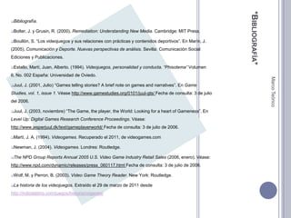 Bibliografía.