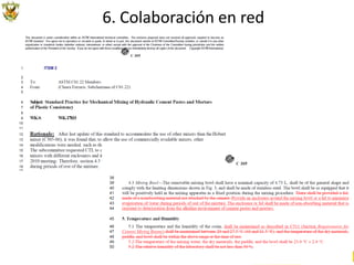 6. Colaboración en red
 