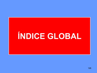 126
ÍNDICE GLOBAL
126
 
