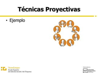 Técnicas Proyectivas
• Ejemplo
 