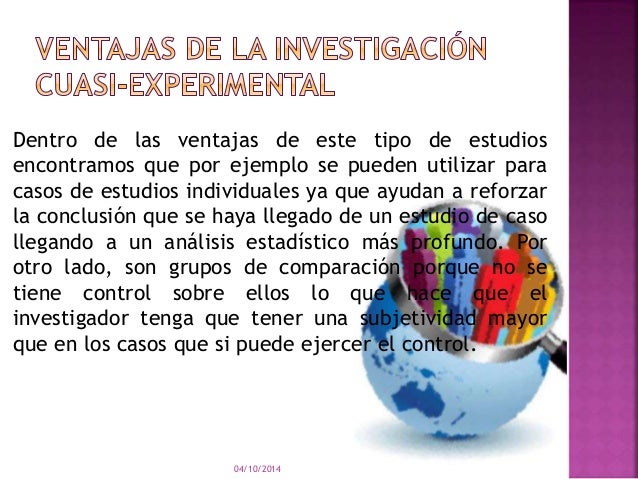 Investigación cuasi experimental