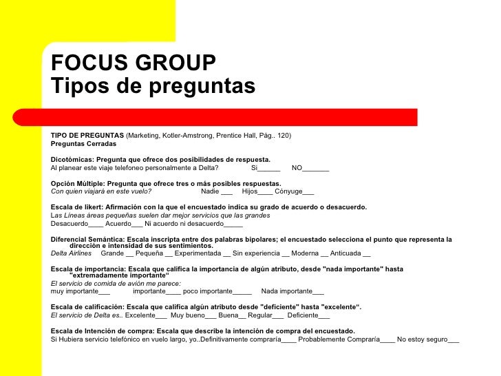 focus group tipo de preguntas investigacion de mercado focus group tipo de preguntas investigacion de mercado