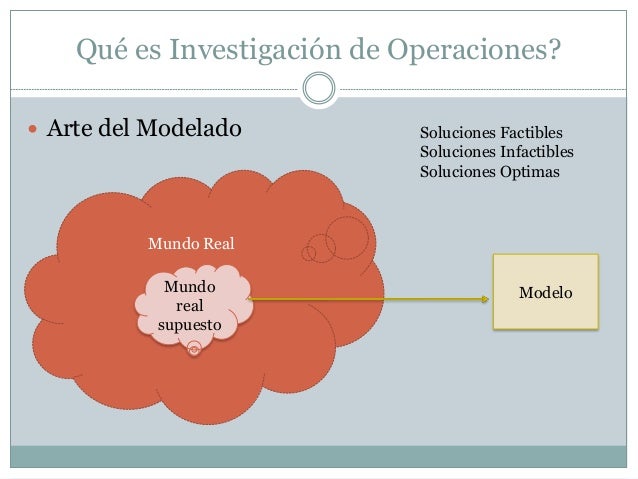 Investigación de operaciones i