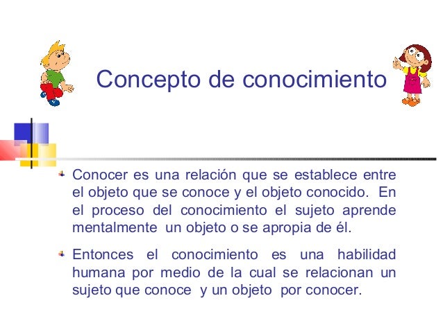 Investigación el conocimiento