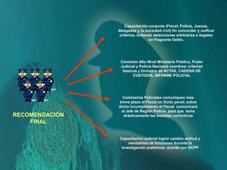 Investigaciòn policial en el ncpp | PPTX