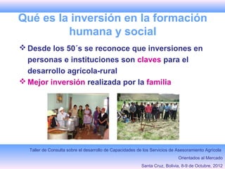 Fondo Fiduciario FAOInvestigación sobre Políticas para Promover Inversiones en Agricultura
