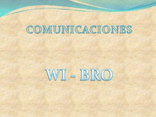 Investigación Wi Bro - Ney Mendoza