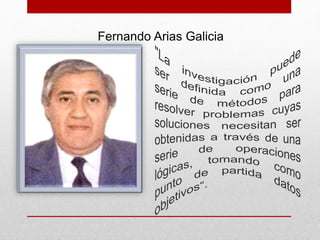 Fernando Arias Galicia 
 