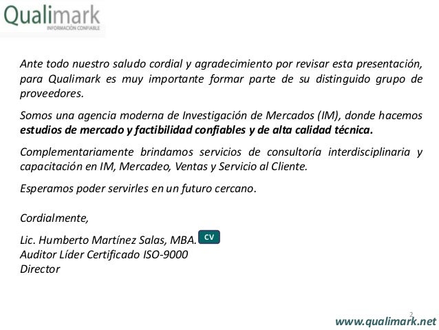 Investigación Mercados Costa Rica Qualimark