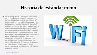 redes mimo | PPTX
