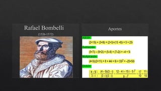 Bombelli Rafeel Integrating the History of Mathematics in Teaching Complex Numbers: An ...