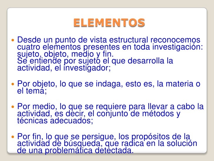 Investigacion cientifica