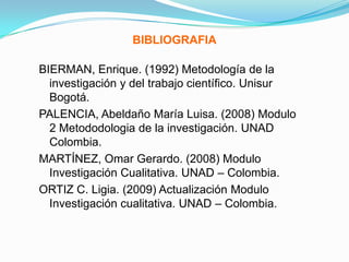 Produce datos descriptivos: Hablados, escritos y observados.