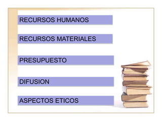 PROGRAMA DE TRABAJOSE REFIERE AL CALENDARIO Y FLUJO DE ACTIVIDADES, LAS METAS Y LOS RESPONSABLES DE CADA UNA DE LAS ETAPAS DE LA INVESTIGACION:RECOGIMIENTO DE LA INFORMACION, PROCESAMIENTO DE DATOS, DESCRIPCION Y ANALISIS DE DATOS, ELABORACION DEL INFORME FINAL Y LA REDACCION DE UN ARTICULO CIENTIFICO.