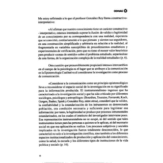 Investigacion cualitativa y subjetividad - Fernando González Rey Slide 12