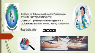 Instituto de Educación Superior Pedagógico
Privado "EUROAMERICANO"
 