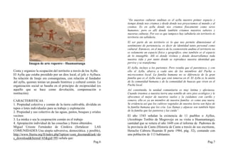 Investigacion del sistema hidrologico e historia de huamantanga 20012 2
