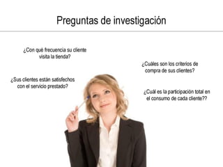 Investigacion de mercado con tecnicas multivariables