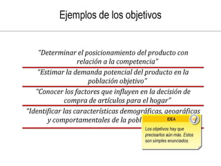 Investigacion de mercado con tecnicas multivariables