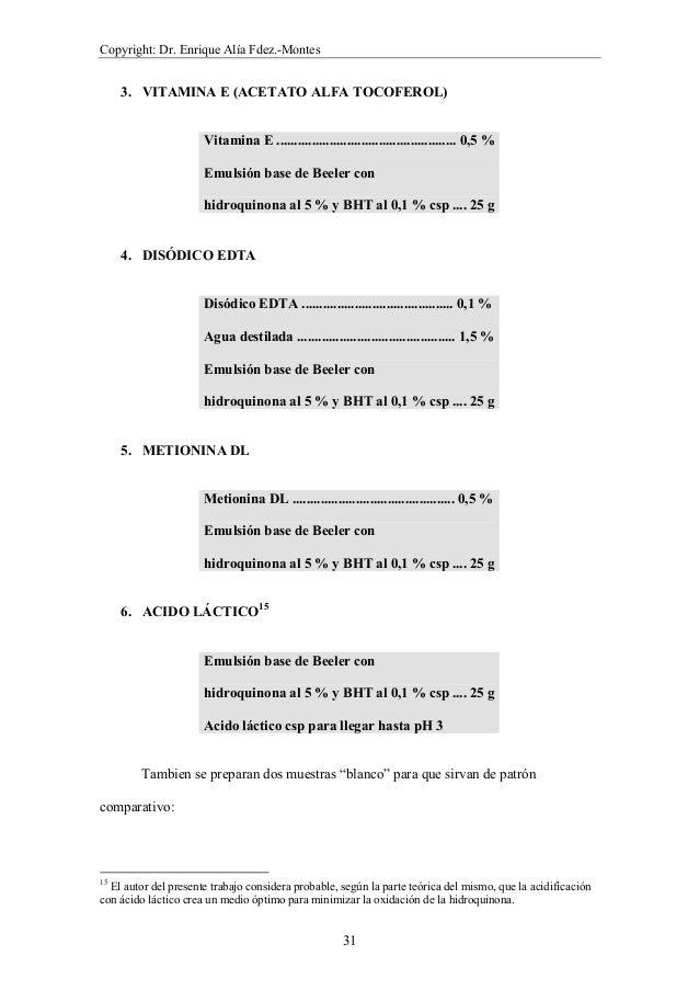 Estudio de la eficacia de sistemas antioxidantes en una Estudio de la eficacia de sistemas antioxidantes en una