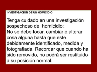 INVESTIGACION DE LA ESCENA DE MUERTE.pptx