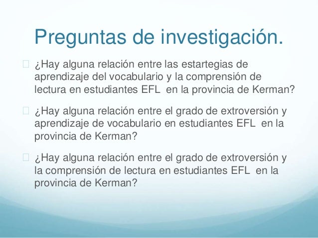 ejemplo de preguntas de investigacion ejemplo de preguntas de investigacion