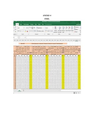 ANEXO 4
EXEL
 