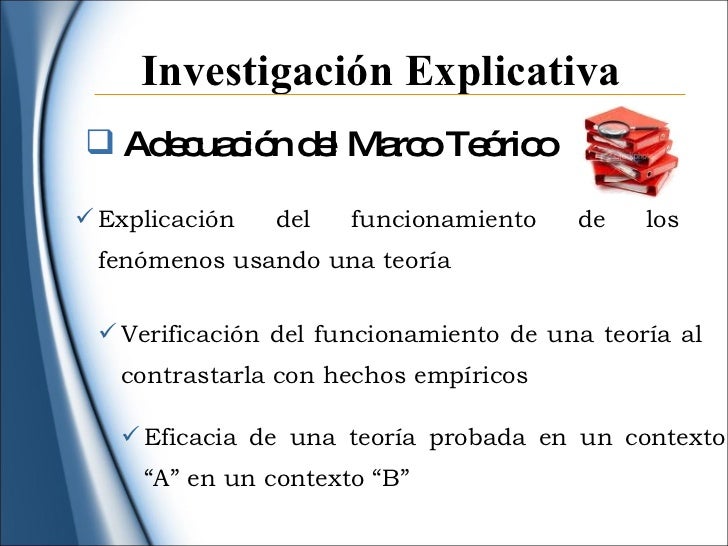 Investigacion explicativa Investigacion explicativa