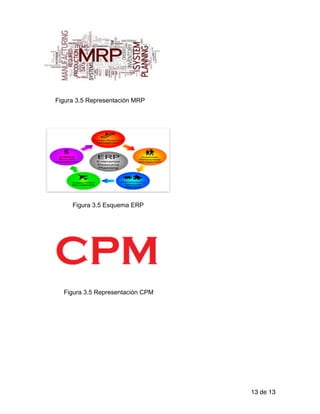 Figura 3.5 Representación MRP
Figura 3.5 Esquema ERP
Figura 3.5 Representación CPM
de13 13
 