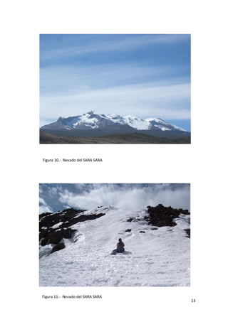 Figura 10.- Nevado del SARA SARA




Figura 11.- Nevado del SARA SARA
                                   13
 