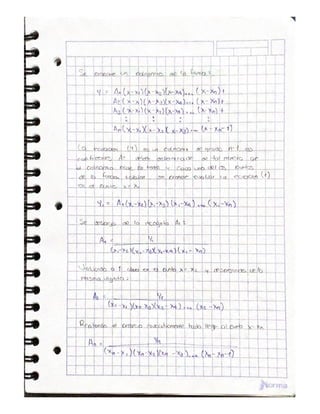 Metodo de la Interpolacion de Lagrange | PDF