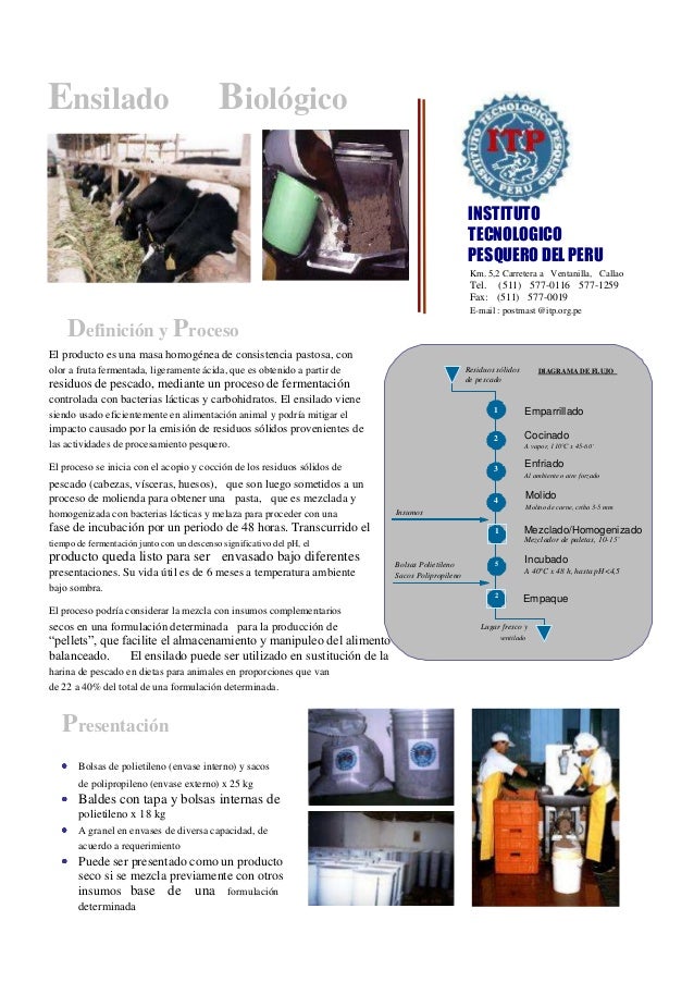 Investigacion y desarrollo de productos pesquero itp