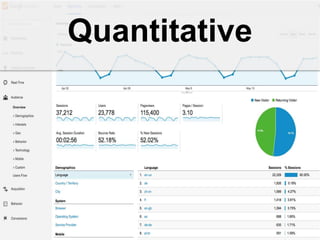 QuantitativeQuantitative
 
