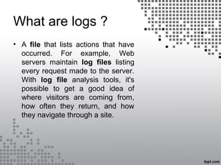 Investigating server logs | PPT