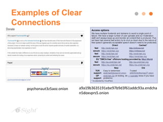 Investigating Using the Dark Web