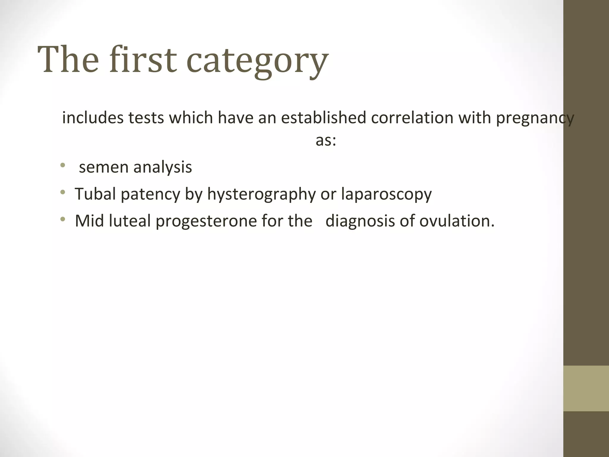 Investigation infertility | PPT