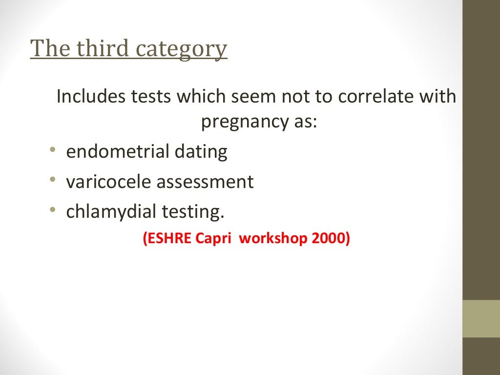 Investigation infertility