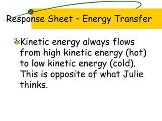 Response Sheet – Energy Transfer ,[object Object]