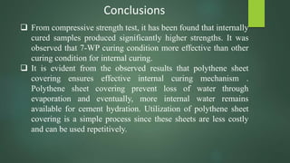 Internal Curing Compressive Investigation of concrete properties with brick chips as internal ...