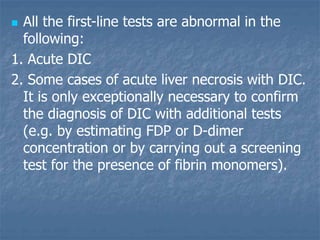 Investigation of haemostasis.ppt kgiguffug | PPT