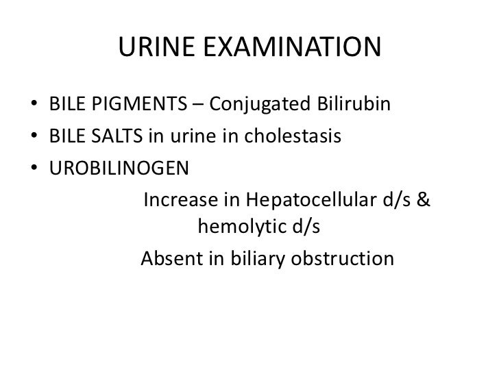 Investigations of jaundice