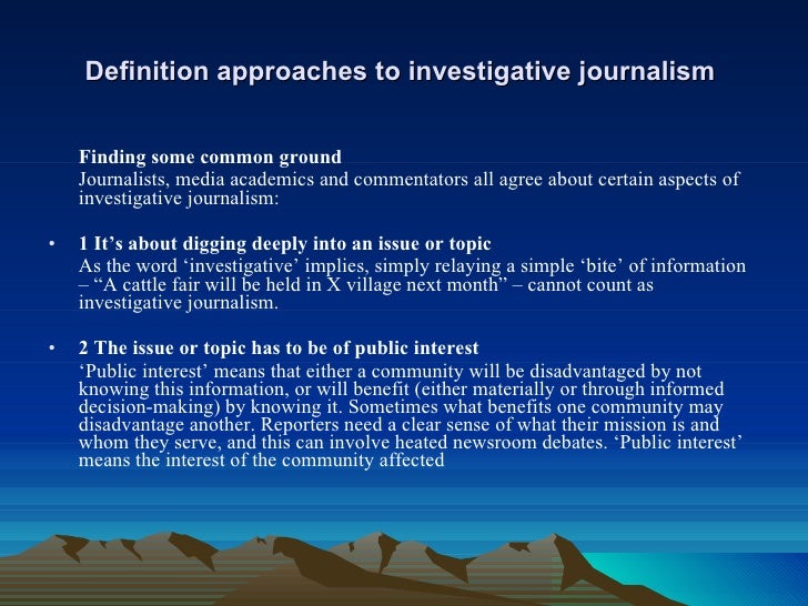 Investigative Journalism African Elections Project