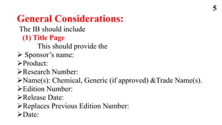 Investigator’ Brochure 12-1.pptx