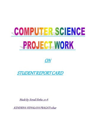 Investigatory Project for Computer Science | PDF