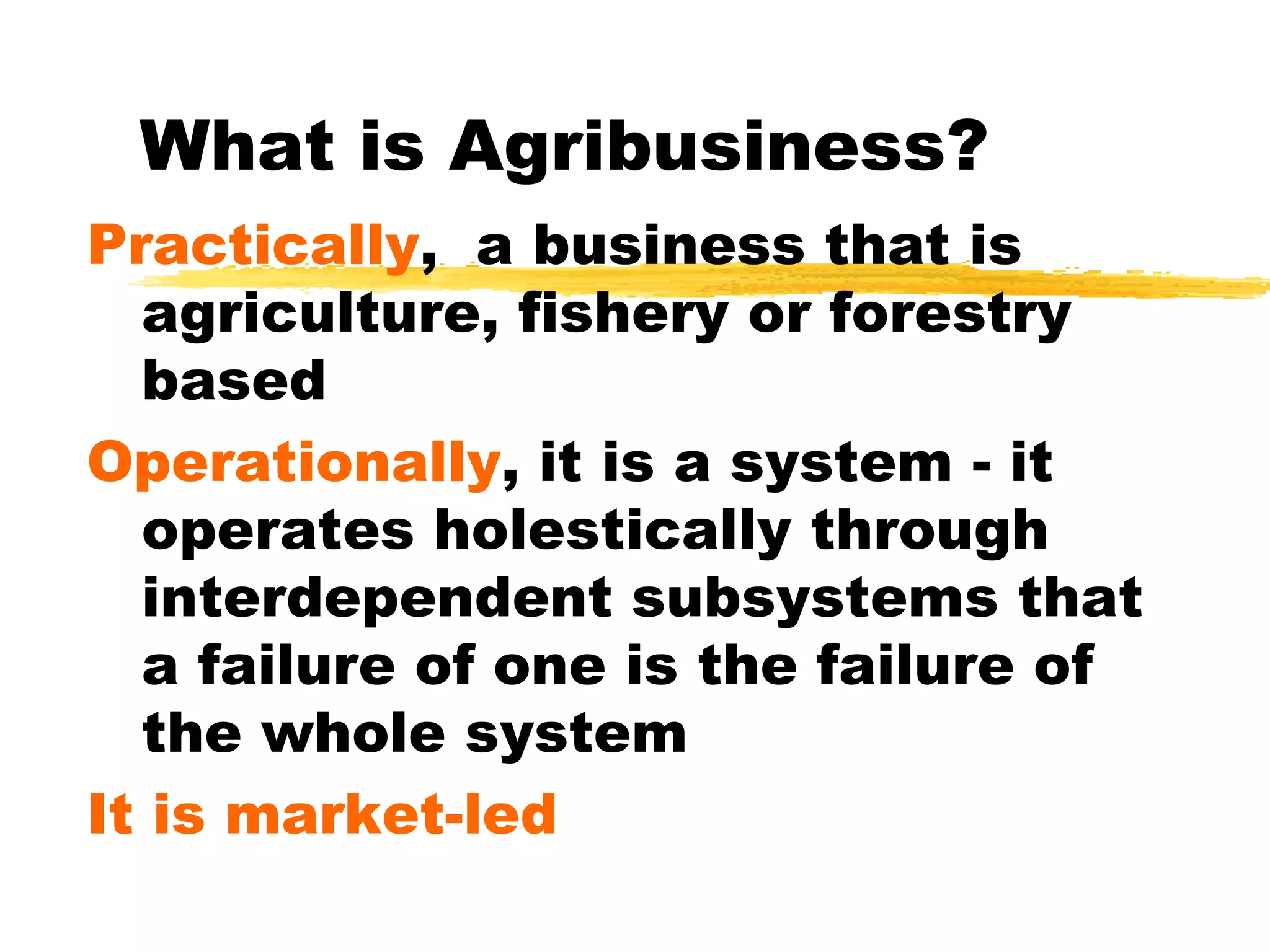 Investing in Agribusiness (Pamumuhunan sa Agribusiness) | PPT