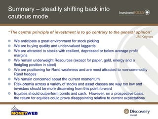 Discovery Equity Fund Cumulative performance as at 31 January 2010Source:  MorningstarReturns are calculated on a bid-to-bid basis, net of fees, with gross income reinvested.