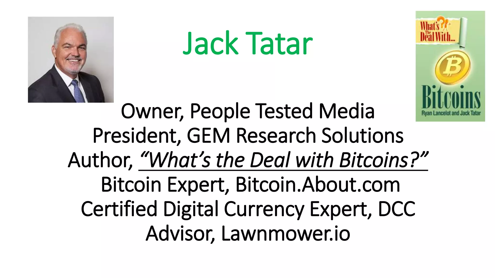 Investing in Bitcoin and CryptoCurrencies | PPTX