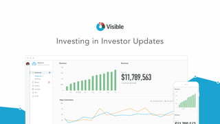 Private & Confidential - All rights reserved - Visible.vc, Inc.
Investing in Investor Updates
 