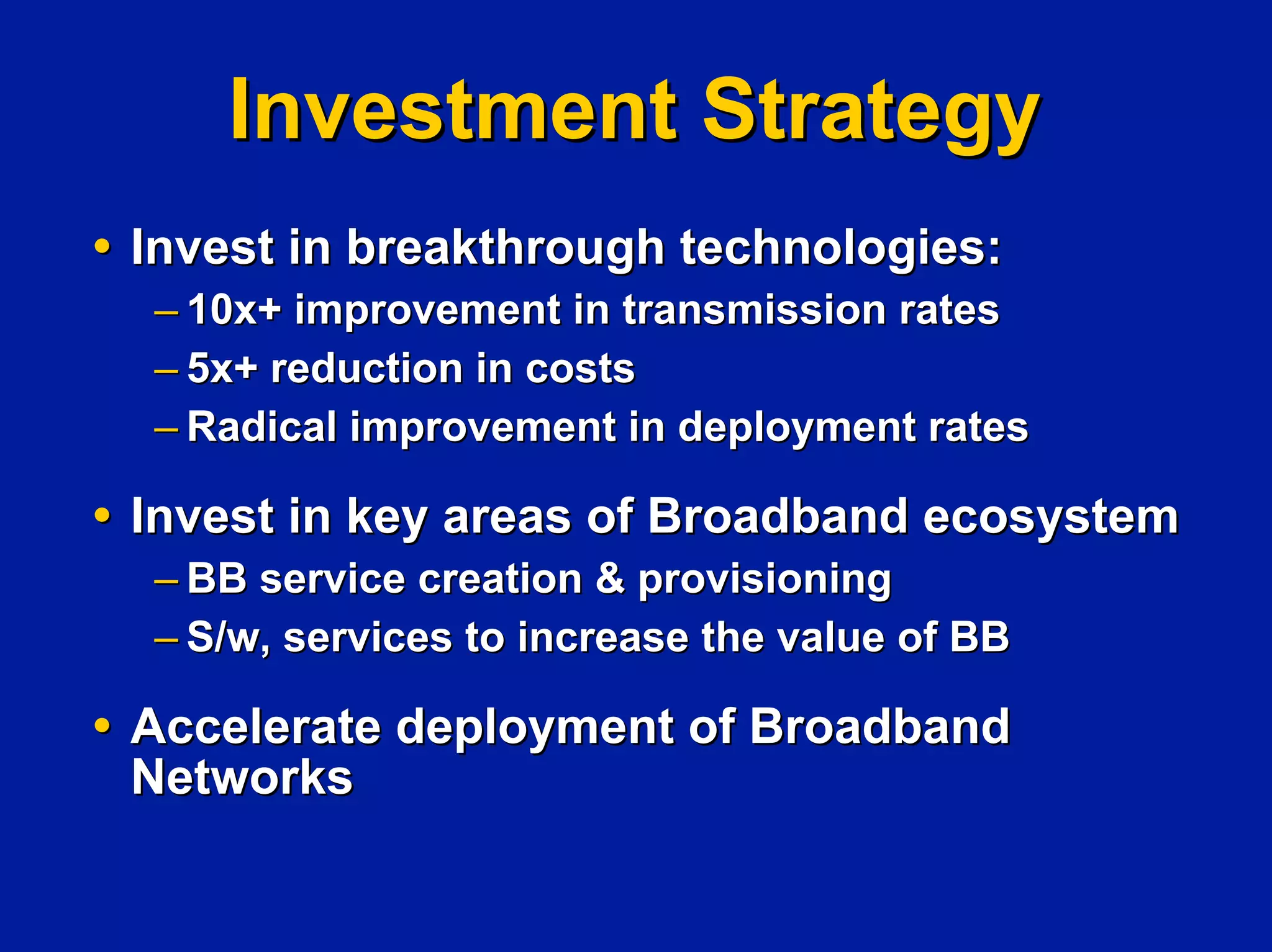 Investing In Next Generation Internet