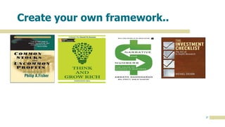 27
Create your own framework..
 